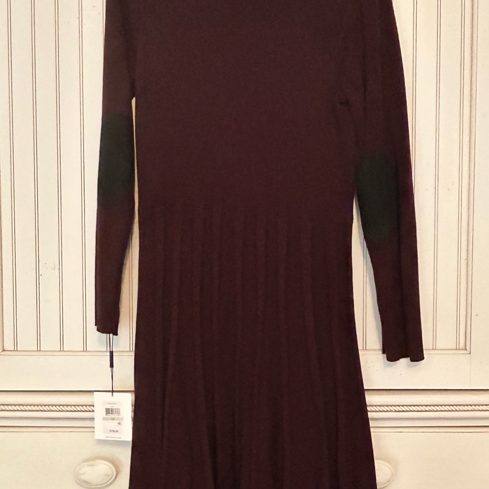 NWT Calvin Klein plum knitted dress